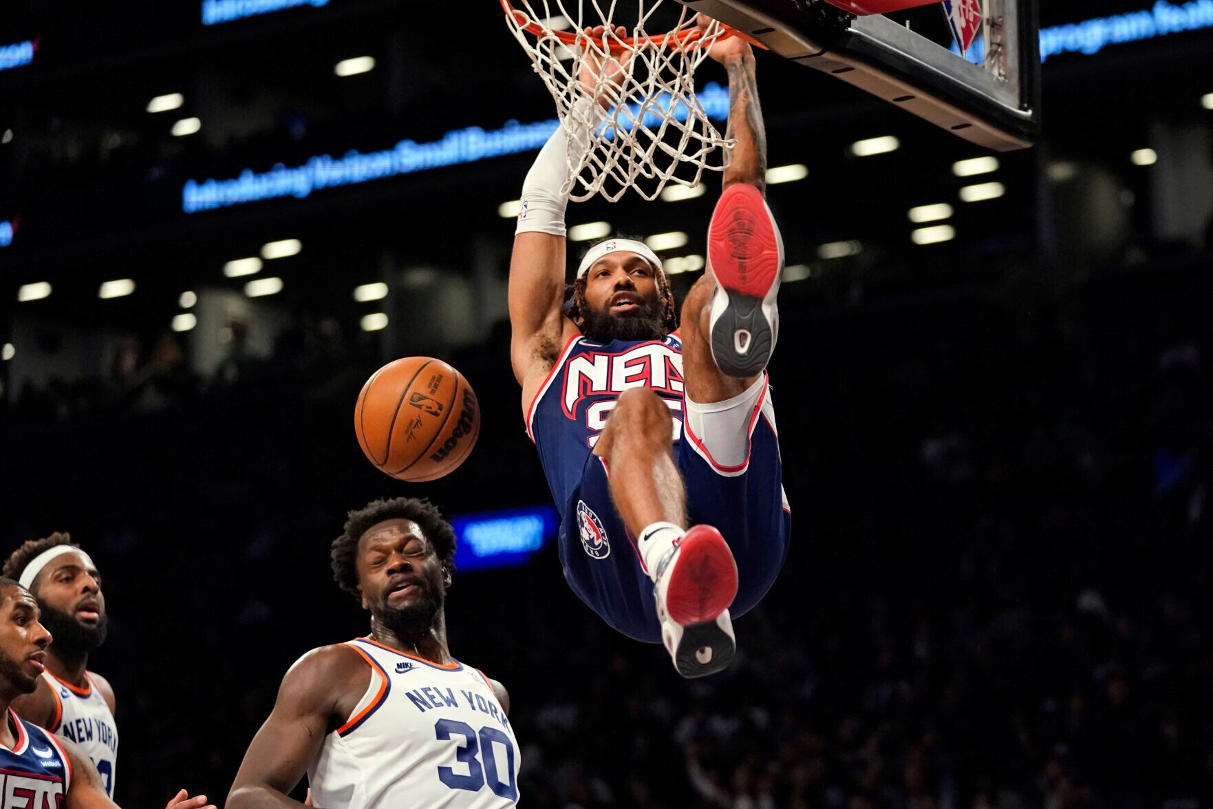 APTOPIX Knicks Nets Basketball
